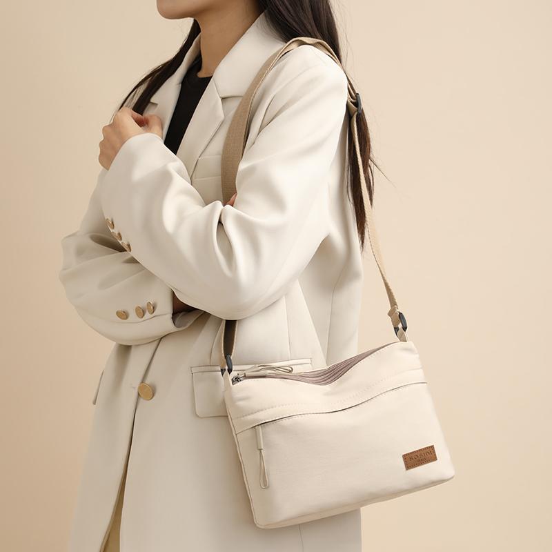 Женские повседневные сумки кроссбоди из нейлоновой ткани, многокарманные, малой вместимости, сумка-хобо через плечо, весенняя последняя мода, сумка-мессенджер CLE