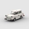 Трабант MOC Старый автомобиль Классический автомобиль Модель Строительные блоки Германия Внедорожник Кирпич Рождественский Подарок на День благодарения Город Техническая игрушка