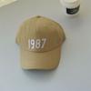 1987 г., женская фуражка с надписью, модная корейская версия студенческой пары в гонконгском стиле, повседневная универсальная бейсболка для уличной стрельбы, мужская