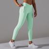 Женские перекрещенные леггинсы с высокой талией, спортивные леггинсы для спортзала с карманами, мягкие колготки, тренировочные брюки, подтягивающие ягодицы