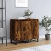 VidaXL Buffets 2 Pcs Smoked Oak 40x35x70 Cm Engineered Wood 831079