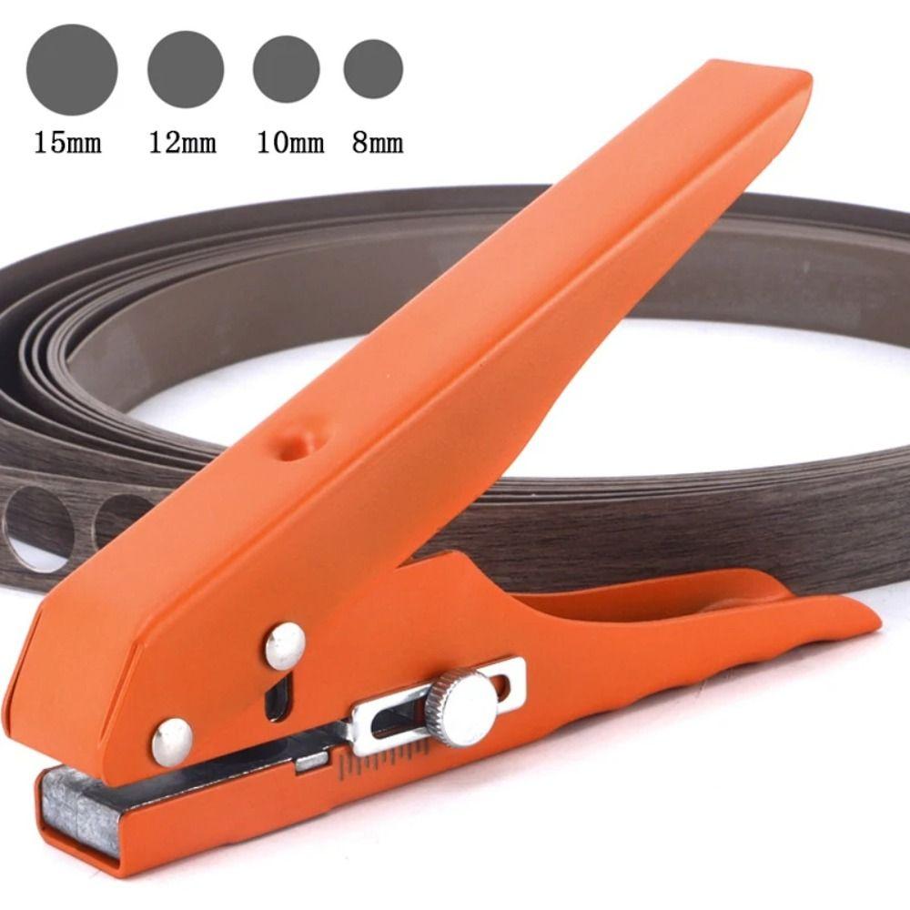 Leather Hole Punch Edge Banding Punch Plier 8MM 10MM 12MM 15MM Card Corner Round Puncher Hand Tool