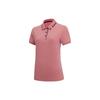 Li Ning Breathable Short Sleeve Polo Shirt Women Tops Pink APLQ116-4