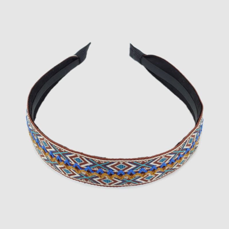 LALA Повязка на голову с африканским узором P-BROWN