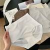 Женские летние быстросохнущие ледяные шелковые трусы с высокой талией, поддерживающие живот, дышащие в области бедер, без застежек, с расширением бедер, треугольная вставка в паху