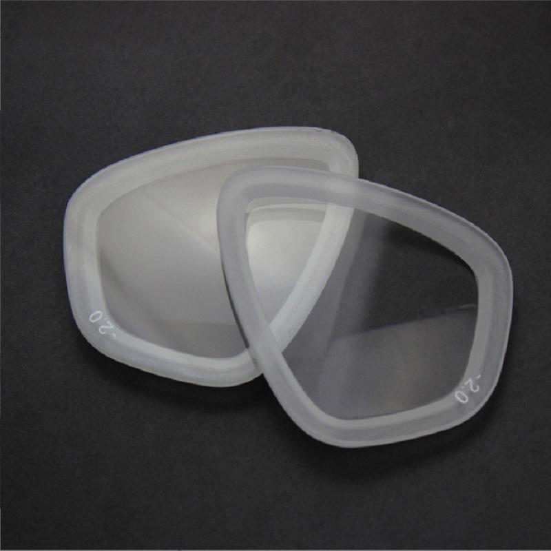 Маска для дайвинга с линзами из закаленного стекла для миопии, поддерживает различные диоптрии 100-900 для каждого глаза