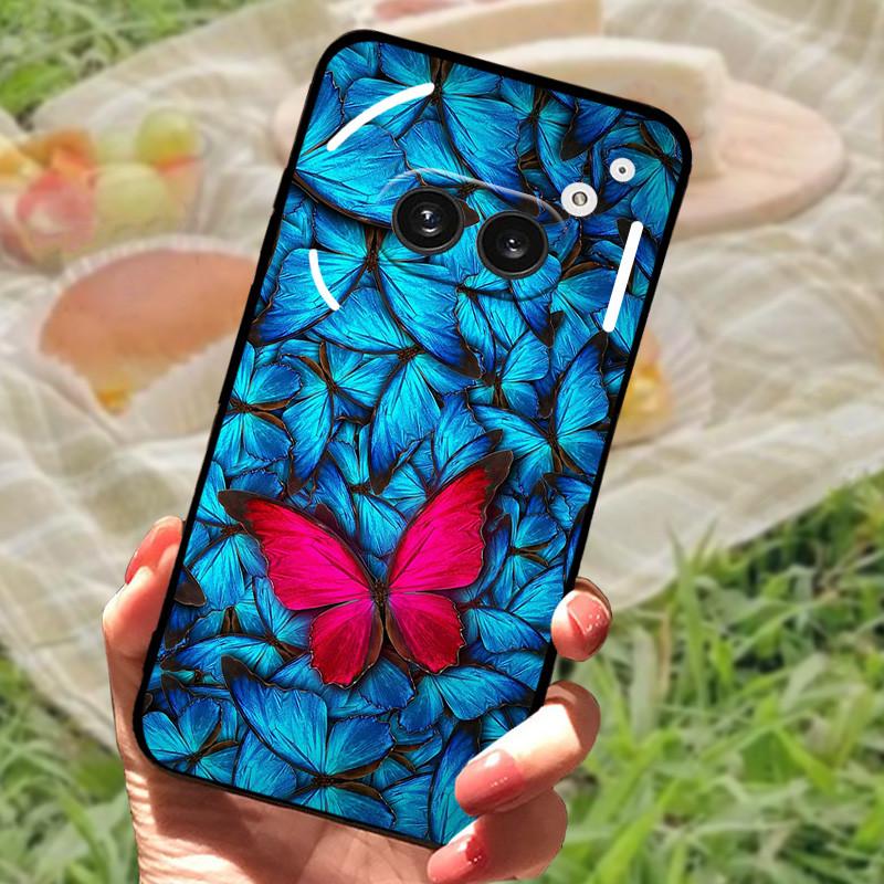 Чехол-бампер для Nothing Phone 2A, силиконовый, мягкий, модный, черный, Full Protective A142 Capa