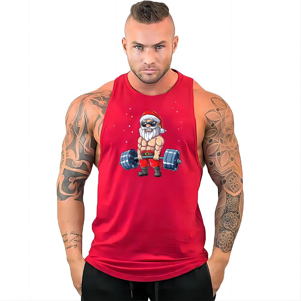 Жилет спортивный мужской модный многоцветный спортивный костюм с принтом, удобный легкий дышащий быстросохнущий жилет