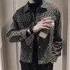 Small Fragrant Wind Men's Jacket Spring and Autumn Advanced Sense Wear Handsome Casual Jacket Men's Fashion All-match Tooling Gown Men
