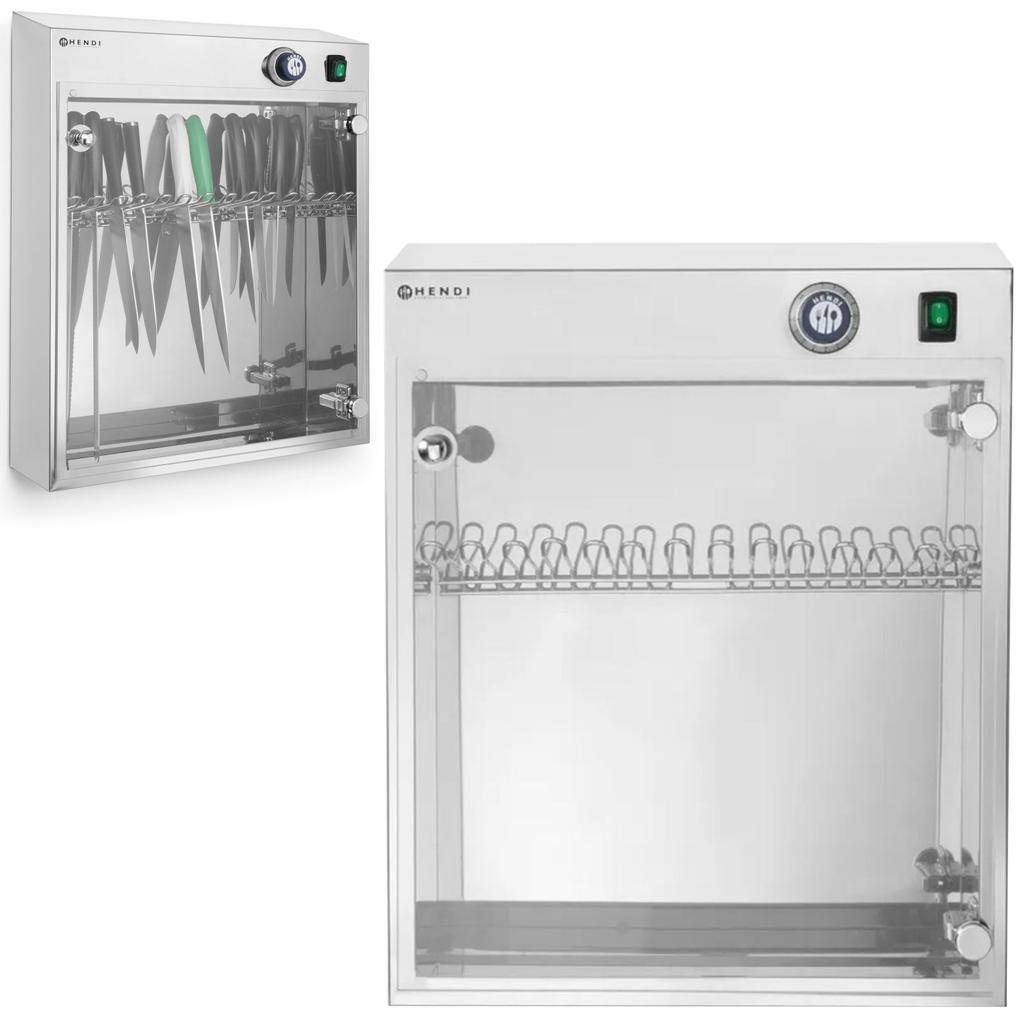 UV knife sterilizer for catering use, for 14 knives, Hendi 281246