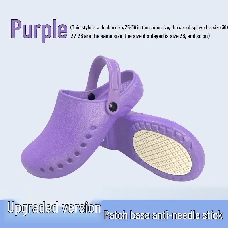 Хирургические Нескользящие Рабочие Шлепанцы EVA с Закрытым Носком для Мужчин и Женщин