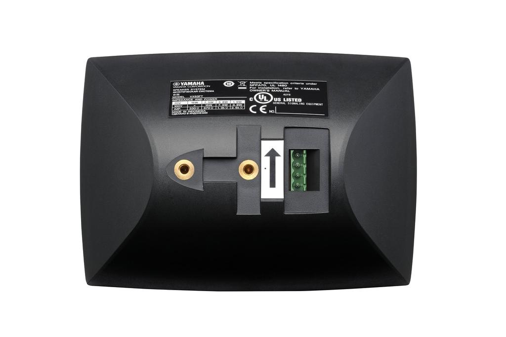 Динамик YAMAHA для поверхностного монтажа, модель с высоким сопротивлением, черный VXS3FT (Пара)