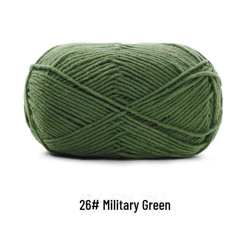 4-х ниточная пряжа из гребенного хлопка для кукол ручной работы, 40 г молочного хлопка, набор материалов для кукол своими руками