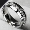 Men Women Couple Stainless Steel Wedding Ring Titanium Engagement Band