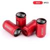 4Pcs Alloy Car Wheel Valve Cover Tire Valves Dust Cap Accessories For MINI Cooper JCW WORKS R55 R56 F55 F56 R57 R58 R59 R60 hvmqy88