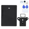 125KHz Smart Cabinet Lock Electronic RFID Card Opening No Drill for Wardrobe Sauna LockerBlack