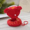 Adorable Red Plush Snake Year Zodiac Doll Soft Toy Perfect For New Year Gifts