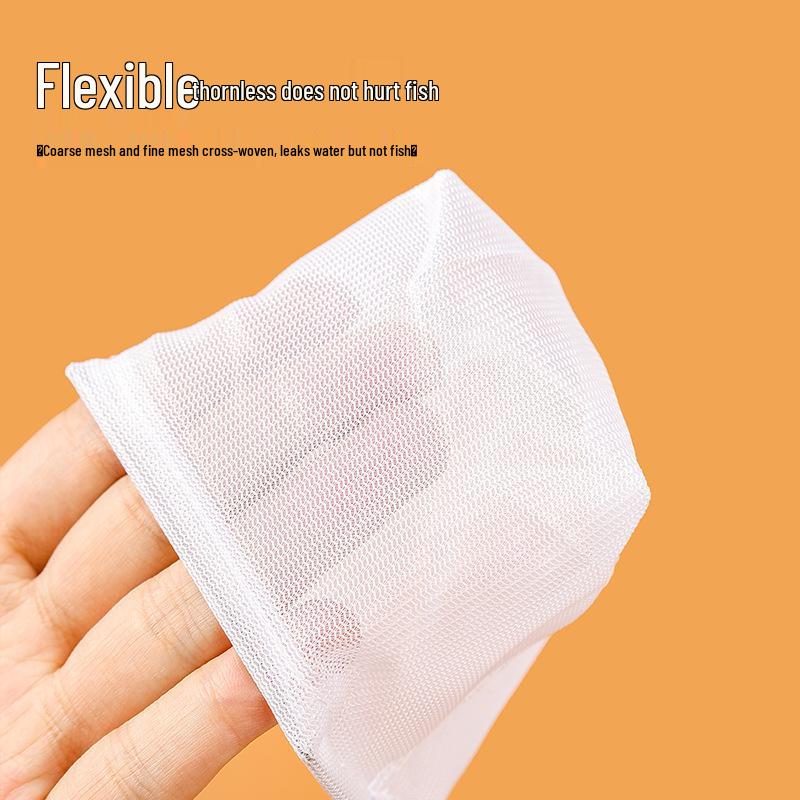 Retractable Stainless Steel Coarse & Fine Mesh Fishing Net - Durable & Flexible Landing Net