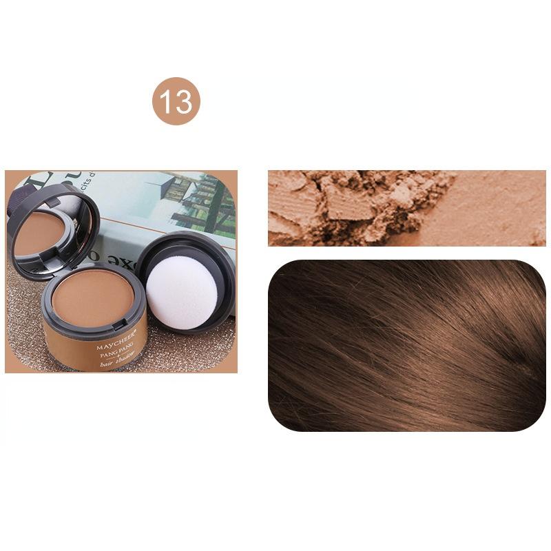 Natural Instantly Black Root Cover Up Hairline Powder Hair Fluffy Powder in 3 Colors Hair Line Shadow Concealers