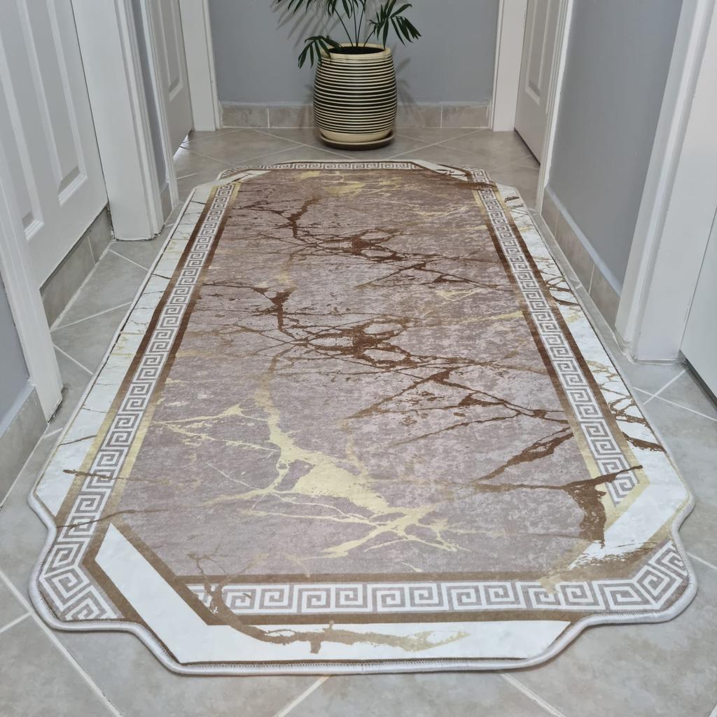 Miru Home Моющийся нескользящий точечный коврик с цифровой печатью для гостиной, кухни, коридора и дорожки Mc-41