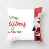 Cartoon Santa Claus Pillowcase Sofa Kids Room Decoration Merry Christmas Cushion Cover