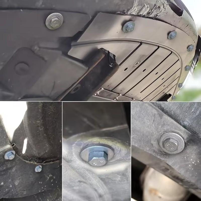 Engine Cover Undertray Clips M6 Body Bolt U-nut Screws Retainer Splash Shield Guard for Peugeot 4008 3008 2008 508 408