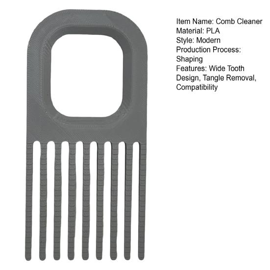 Comb Cleaner Wide Tooth Design Hair Comb Detangler Cleaner Air Cushion Comb Cleaner with Hanging Hole