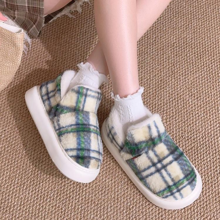 Женские зимние домашние тапочки, Модные повседневные парные, Простые элегантные универсальные тапочки-пулловеры для дома