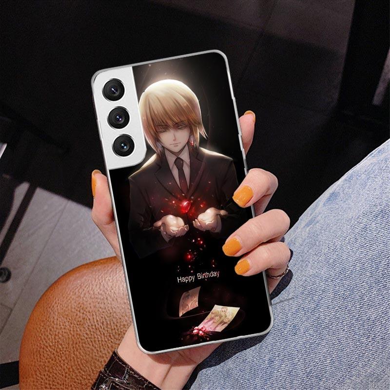 Чехол для телефона Hunter X Kurapika для Samsung Galaxy S24 S25 Edge S26 Ultra S23 S22 S21 Plus S20 FE + Персонализированная печать Чехол Galaxy