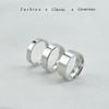 6mm Wide Stainless Steel Rings High Polished New Fashion Classic And Generous For Men's And Women's Ring Jewelry Gi