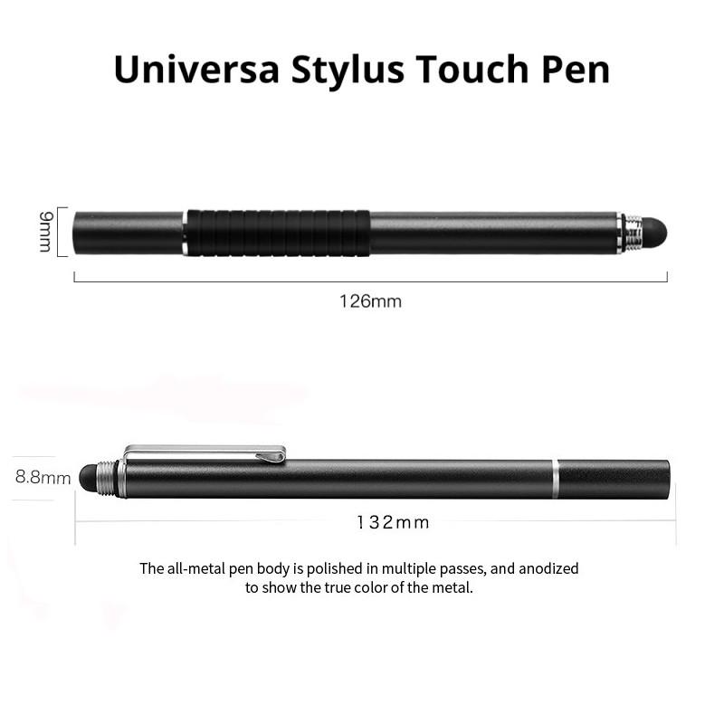 FONKEN 2 в 1 Stylus перо Универсальный клип Емкости Карандаш Сенсорный экран Рисование