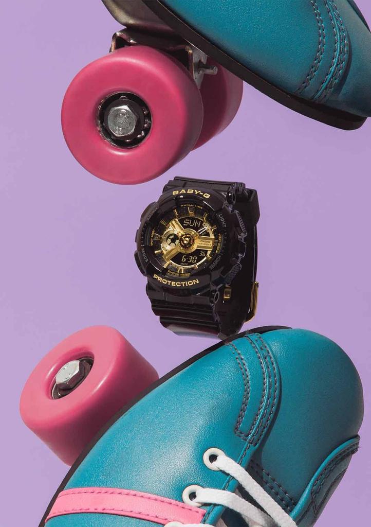 Часы Casio Baby-G (Официальная японская модель) BA-110X-1AJF / -110X-7A1JF / -110X-7A3JF / -110XRG-1AJF Женские Черные / Белые