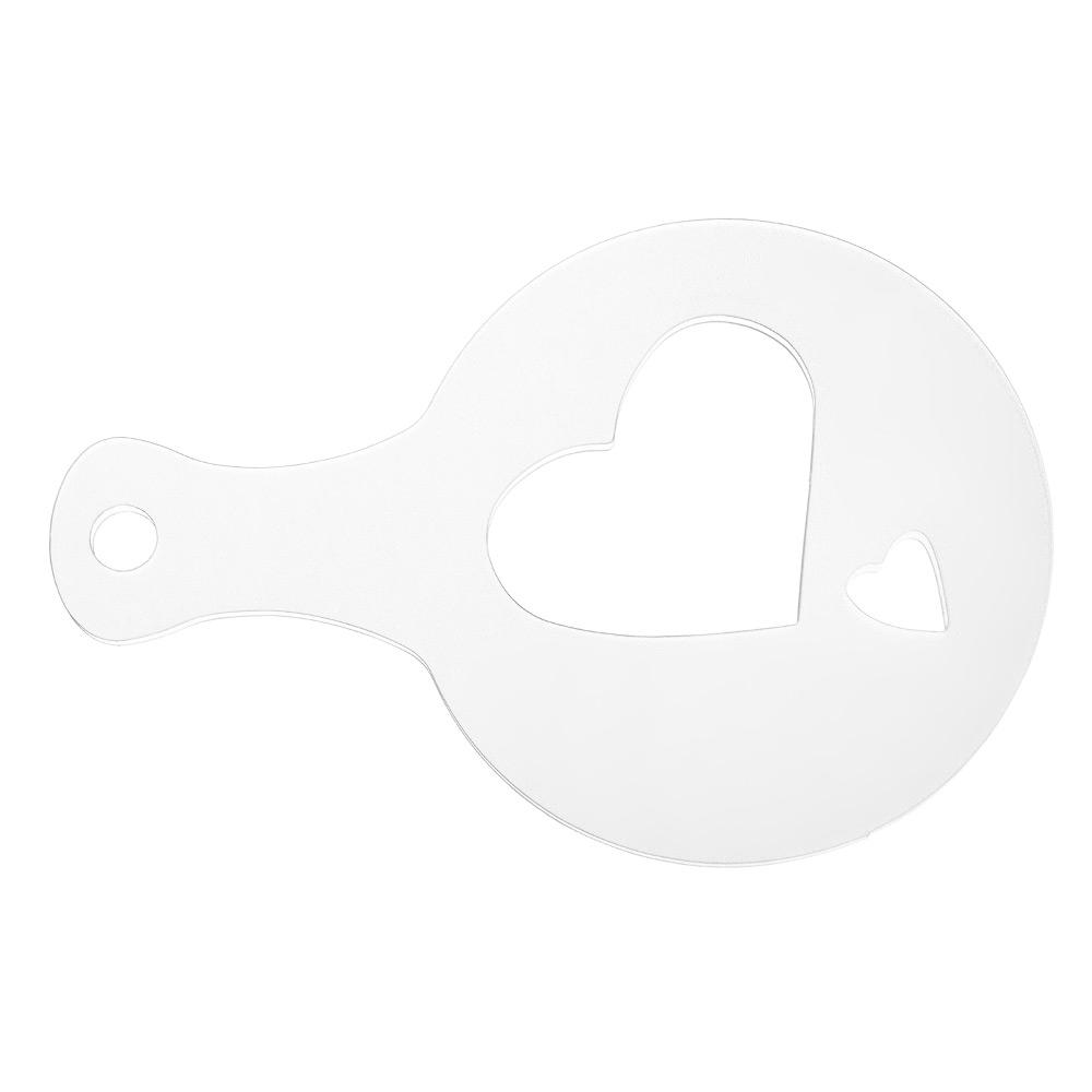 16pcs Kitchen Cake Latte Coffee Art Stencils Foam Tool Cappuccino Decorating