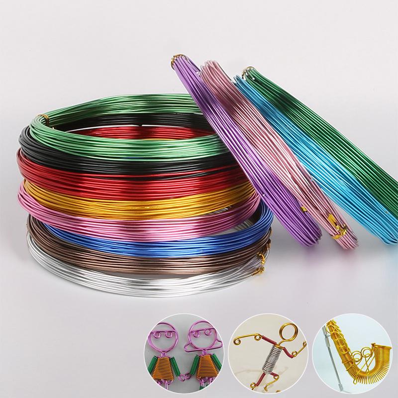 1/1,5/2/2,5 мм алюминиевая проволока для велосипеда DIY мягкие проволочные украшения для рукоделия аксессуары для рукоделия