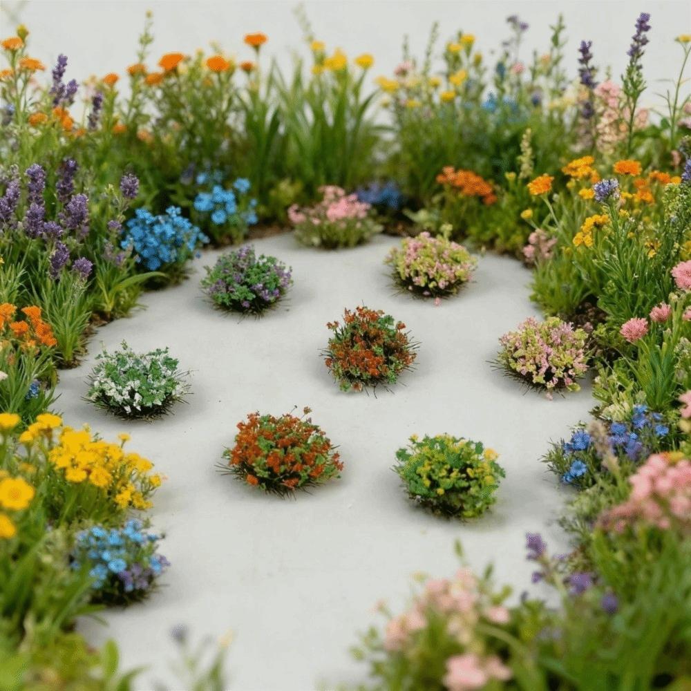 5мм Создание Пейзажной Сцены Цветочные Кластеры Материалы для Моделирования Сценария Ландшафтный Дизайн