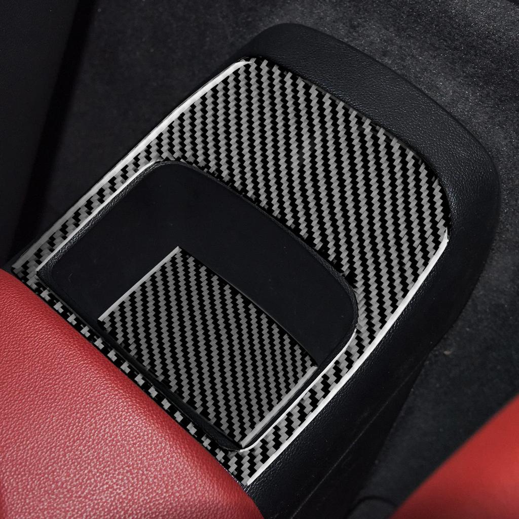 AIRSPEED Toyota Supra GR A90 A91 MK5 Exclusive Real Hard Carbon Fiber Accessory Parts Car Storage Box Switch Decoration Frame Sticker Stylish Decal