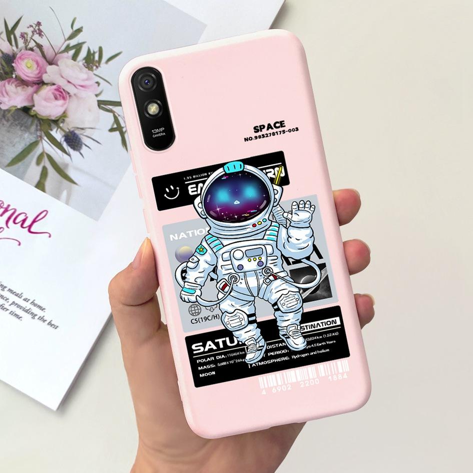 For Xiaomi Redmi 9A 9AT Case Lovely Astronaut Butterfly Soft Silicone Phone Back Cover For Xiaomi Redmi 9i Sport Redmi9a Hoesjes