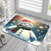 Christmas Series Door Mat Bathroom Floor Mat Kitchen Living Room Carpet