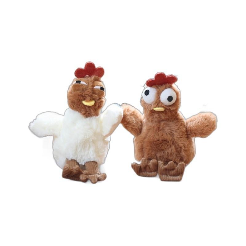 Очаровательный плюшевый брелок в виде цыпленка, пускающего пузыри, милая мягкая набивная игрушка из полипропиленового хлопка