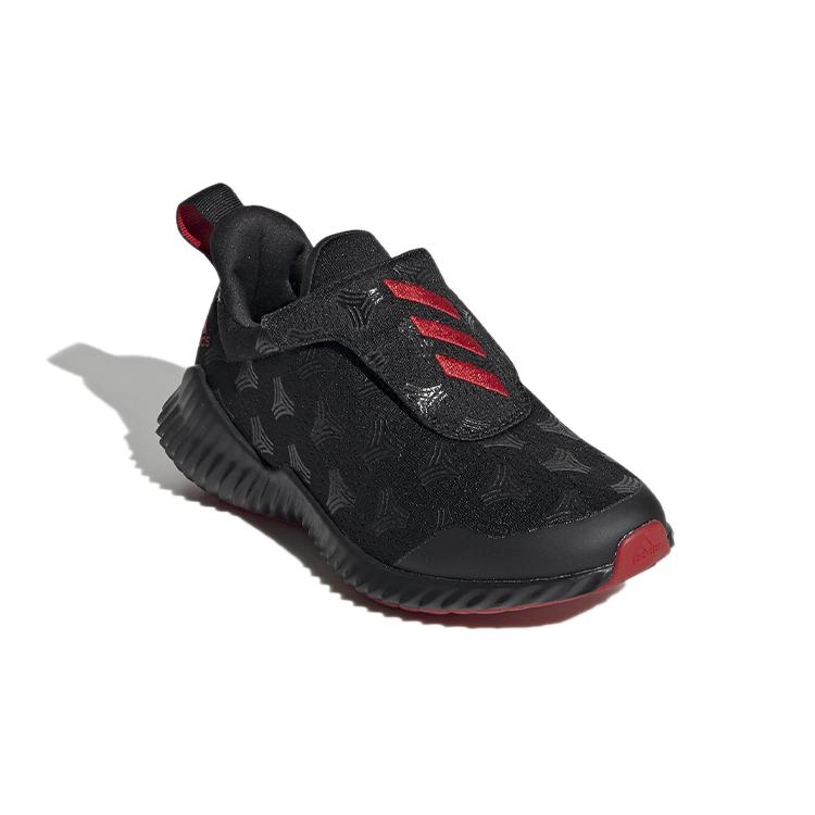 adidas Fortarun Tango Ac K Удобные Дышащие Низкие Детские Повседневные Кроссовки Черно-Красные Детские EG0002