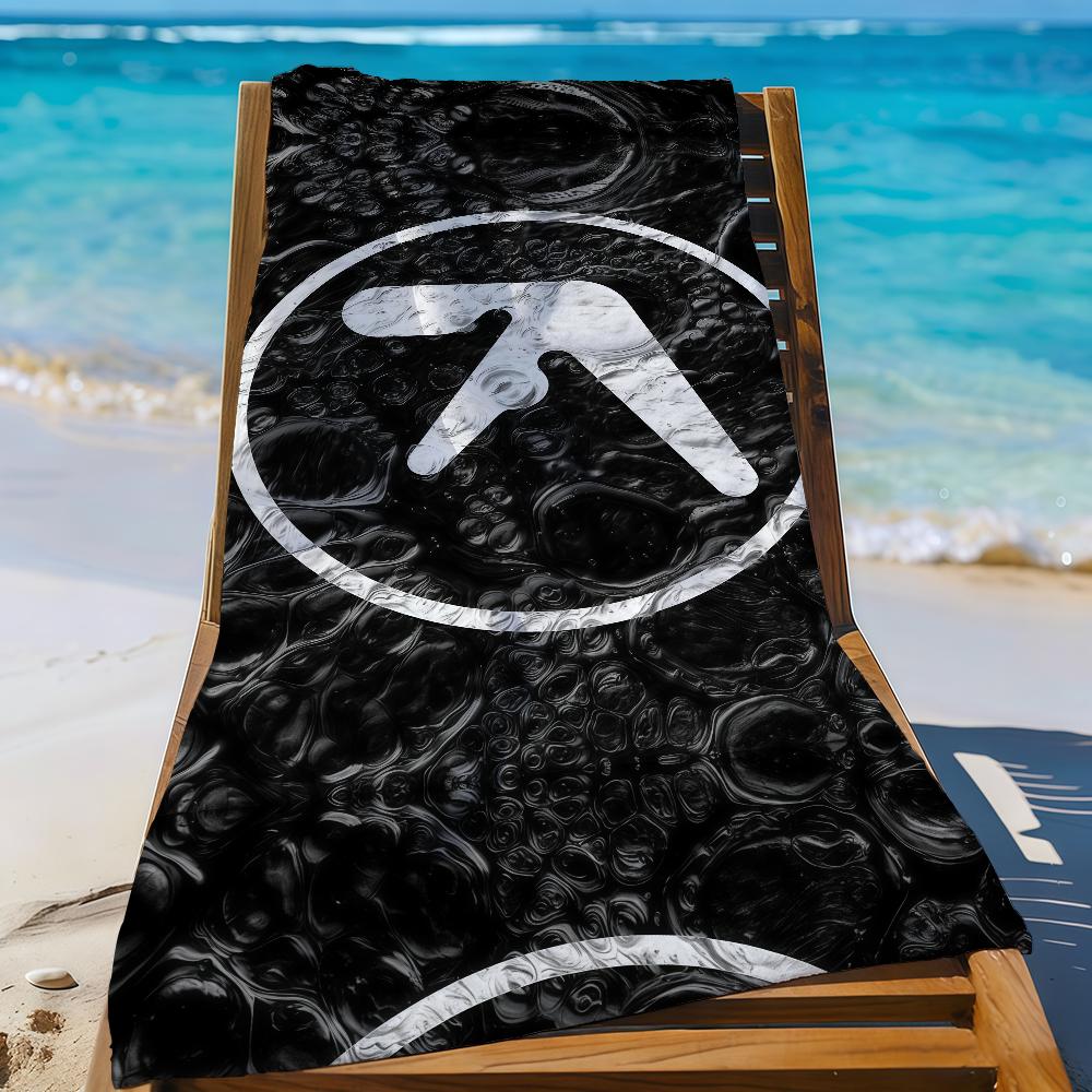 Музыка A-Aphex Twin Полотенце Спортивное Быстросохнущее Путешествия Кемпинг Песозащитное Мягкое Легкое Большое Пляжное Полотенце