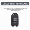 New Car Flip Key Case Full Cover for Honda Civic HRV HR-V CRV XRV CR-V Crider Odyssey Pilot Fit Accord Shell Protector Accessories