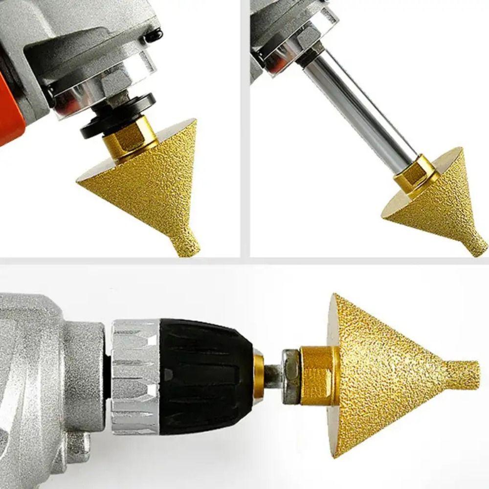 Grinding Head Ceramic Tile Hole Opener 38/50mm Hole Opener Bit Diamond Beveling Chamfer Bit