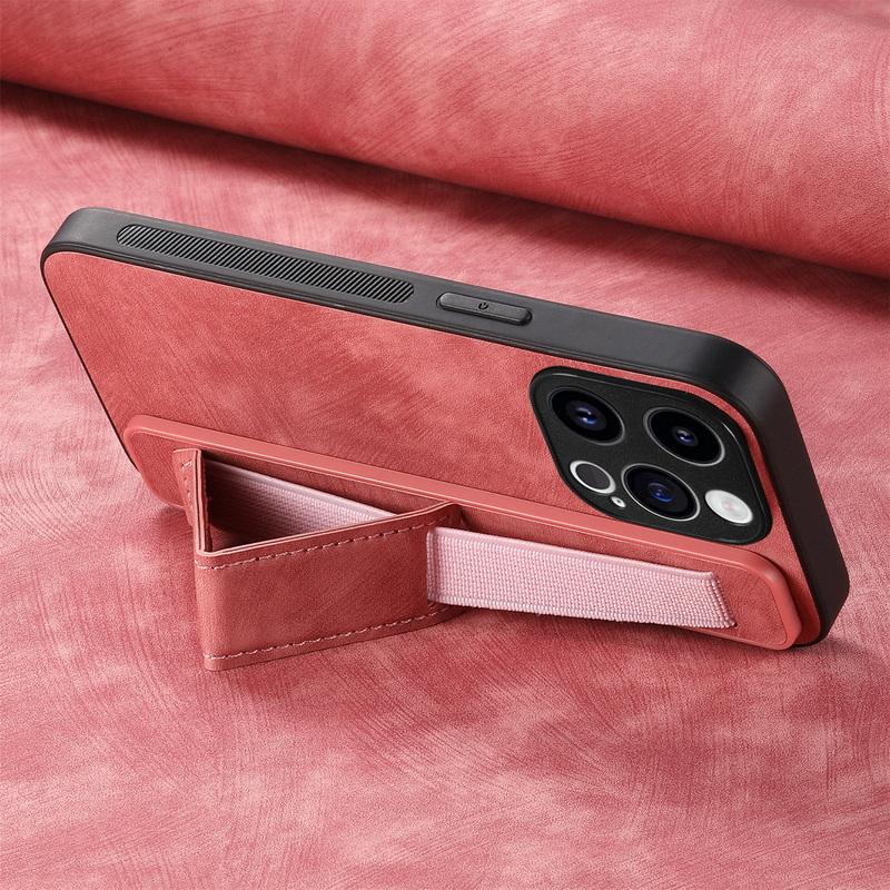 Кожаный чехол-держатель для телефона Samsung S24 S23 S22 Ultra A34 iPhone 16 15 Pro Max 14 13 12 11 Xiaomi 13T Redmi Note 12 Противоударный тонкий чехол