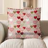 D Heart Patterns Pillowcases For Cozy Decor Pattern Cushion Cover Suitable For Sofa Bedroom Car Pillow Cover