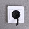 Rubber Pad With Outlet Hole 86Type Cable Socket Panel Cable Cover Wall Blank Panel Decorative Cover