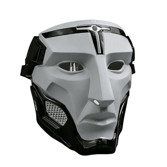 Маска Заключенного Отряда Пластиковая Маска для Косплея на Вечеринку Хэллоуина Реквизит для Ролевых Игр для Взрослых Детей Забавный Аксессуар к Костюму
