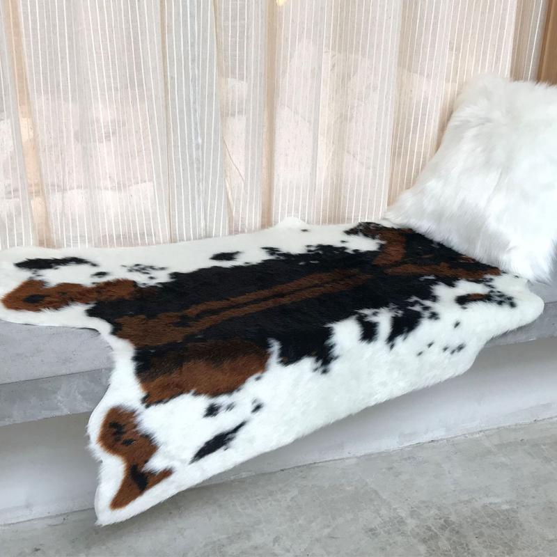 2020 Высококачественный домашний ковер из коровьей кожи, полный кожаный коврик для пола, коврик для стула, имитация коровы