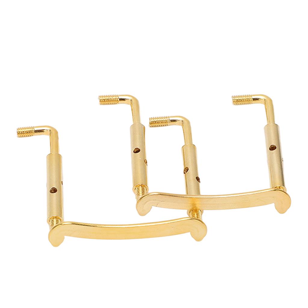 2 ШТ. 4 4 Винты подбородника скрипки Металлическая клипса для подбородника Фурнитура Детали струнного инструмента