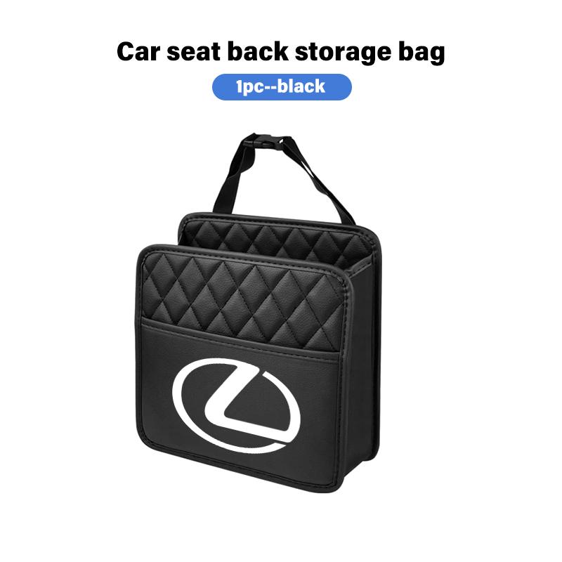 For Lexus Multifunction Car Backseat Storage Bag Tissue Water Cup Holder Auto Organizer Accessories RX350 IS250 CT200h ES250 AEU1